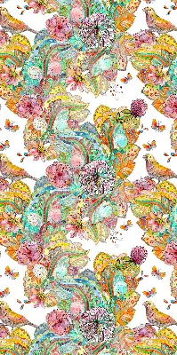 Ablakra akasztható roló a természet színes mintázatával