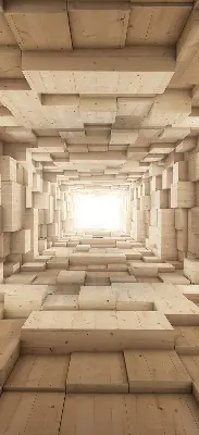 Sötétítő roló 3D-s fa lyuk mintával