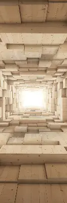 Sötétítő roló 3D-s fa lyuk mintával