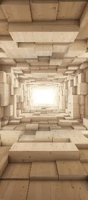 Sötétítő roló 3D-s fa lyuk mintával