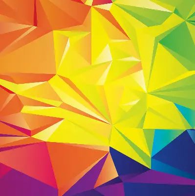 Ablakra akasztható roló színes origami mintával