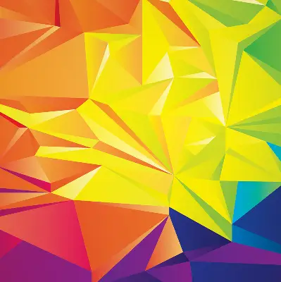 Ablakra akasztható roló színes origami mintával