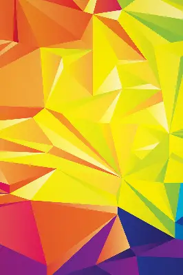Ablakra akasztható roló színes origami mintával