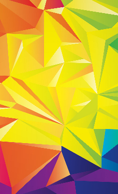 Ablakra akasztható roló Színes origami minta