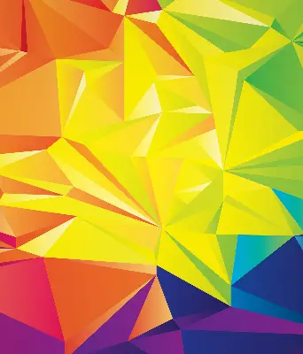 Ablakra akasztható roló színes origami mintával