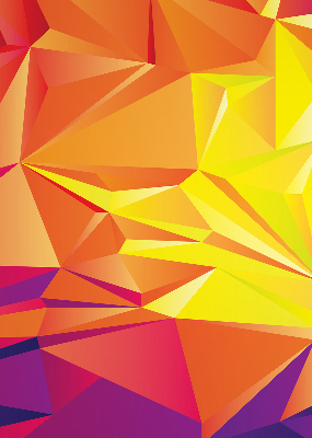 Ablakra akasztható roló Színes origami minta