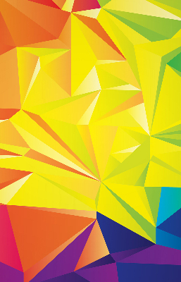 Ablakra akasztható roló Színes origami minta