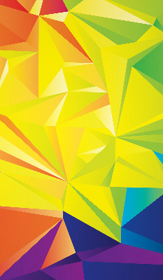 Ablakra akasztható roló Színes origami minta