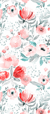 Ablakra akasztható roló Rózsaszín pipacs