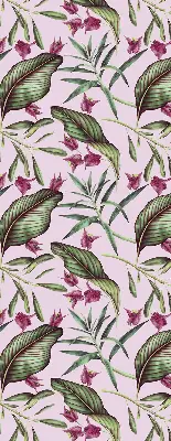 Sötétítő roló trópusi levelek mintával