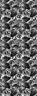 Ablakra akasztható roló Szürke levelek