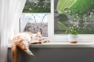 Ablakra szerelhető roló Lime vízben