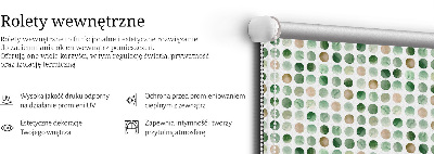 Sötétítő roló Zöld körök