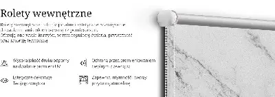 Sötétítő roló szürke márvány mintás