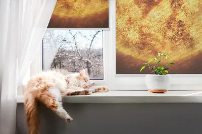 Sötétítő roló sárga színben