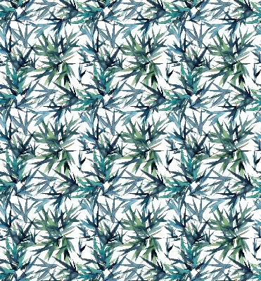 Ablakra szerelhető roló levelek mintával