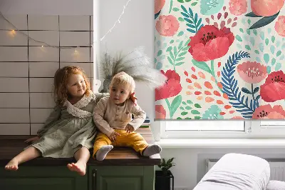 Ablakra szerelhető roló mák színű