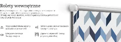 Sötétítő roló kék halszálkamintás
