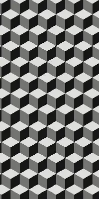 Ablakra akasztható roló 3D kockák mintával