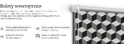 Ablakra akasztható roló 3D kockák