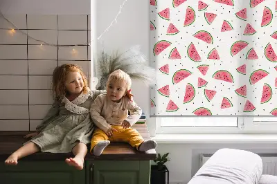 Ablakra szerelhető roló görögdinnye mintával