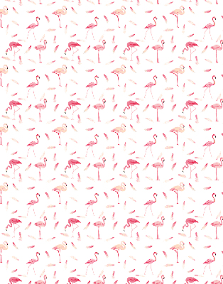 Sötétítő roló Flamingók és a tollaik
