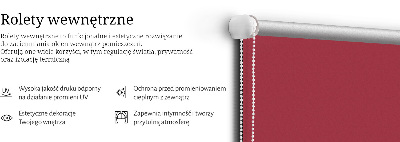 Sötétítő roló Sötétvörös