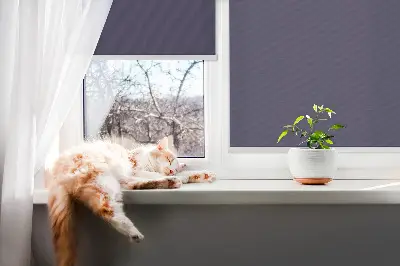 Ablakra szerelhető roló sötétlila színben