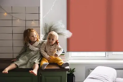 Ablakra szerelhető roló piros színben