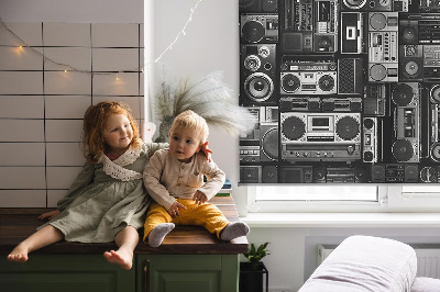 Ablakra akasztható roló Rádió hangszórók