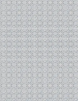 Ablakra szerelhető roló portugál csempe mintával