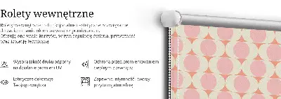 Sötétítő roló absztrakt szemek mintával