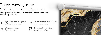 Sötétítő roló Fekete márvány