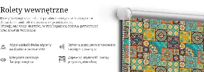 Sötétítő roló színes mandala mintával