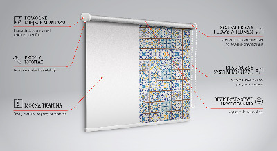 Ablakra szerelhető roló Mandala