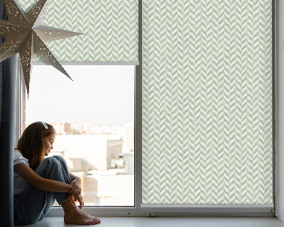 Ablakra szerelhető roló Zöld halszálka