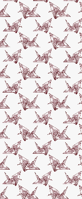 Ablakra akasztható roló Origami hattyúk
