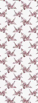 Ablakra akasztható roló Origami hattyúk
