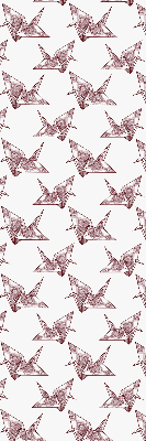 Ablakra akasztható roló Origami hattyúk