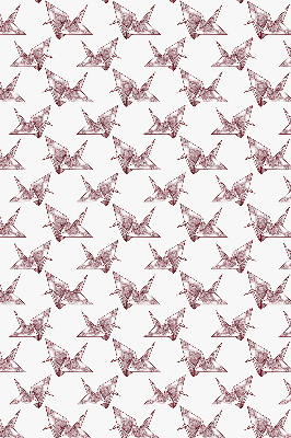 Ablakra akasztható roló Origami hattyúk