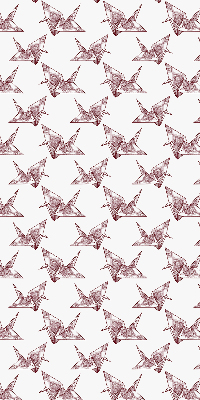 Ablakra akasztható roló Origami hattyúk