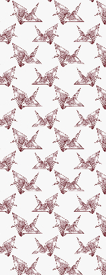 Ablakra akasztható roló Origami hattyúk