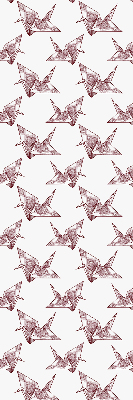 Ablakra akasztható roló Origami hattyúk