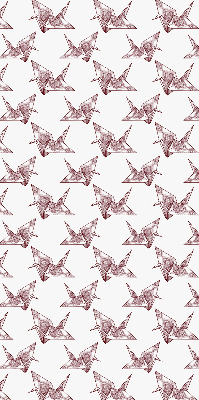 Ablakra akasztható roló Origami hattyúk