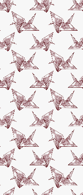 Ablakra akasztható roló Origami hattyúk