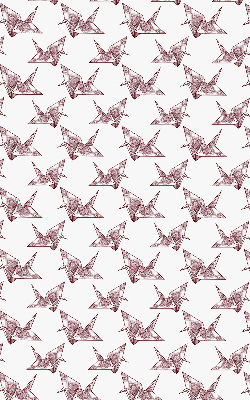Ablakra akasztható roló Origami hattyúk