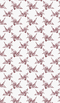 Ablakra akasztható roló Origami hattyúk