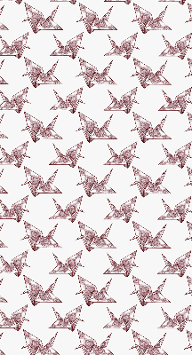 Ablakra akasztható roló Origami hattyúk