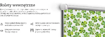 Sötétítő roló szerencsés lóhere mintával