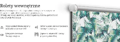 Sötétítő roló levelek mintával